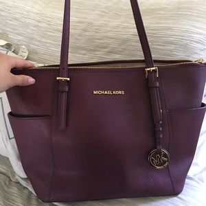 Plum Michael Kors purse